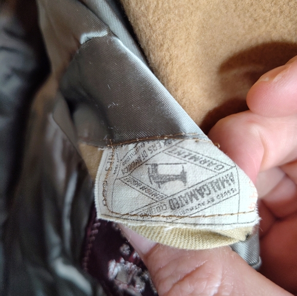 Vintage Kashlan Harry Shaffner and Marx Cashmere Wool Driving Coat saddle tan - Picture 4 of 13